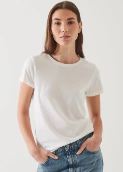 PATRICK ASSARAF Lightweight Pima Cotton Classic T-Shirt|Women T-Shirts