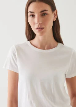PATRICK ASSARAF Lightweight Pima Cotton Classic T-Shirt|Women T-Shirts