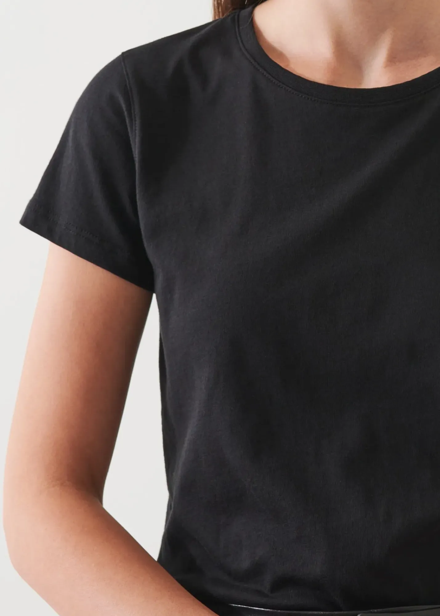 PATRICK ASSARAF Lightweight Pima Cotton Classic T-Shirt|Women T-Shirts