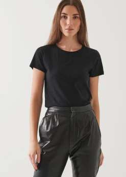 PATRICK ASSARAF Lightweight Pima Cotton Classic T-Shirt|Women T-Shirts