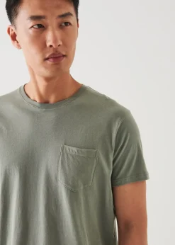 PATRICK ASSARAF Lightweight Pima Cotton Pocket T-Shirt|Men T-Shirts