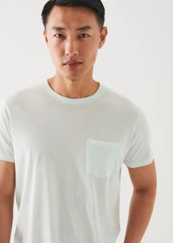 PATRICK ASSARAF Lightweight Pima Cotton Pocket T-Shirt|Men T-Shirts