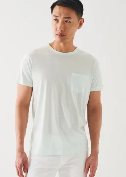 PATRICK ASSARAF Lightweight Pima Cotton Pocket T-Shirt|Men T-Shirts