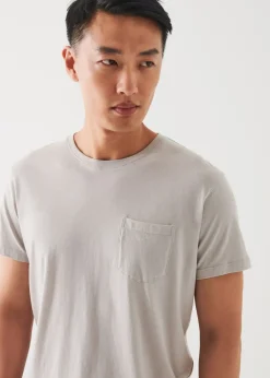 PATRICK ASSARAF Lightweight Pima Cotton Pocket T-Shirt|Men T-Shirts
