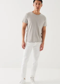 PATRICK ASSARAF Lightweight Pima Cotton Pocket T-Shirt|Men T-Shirts