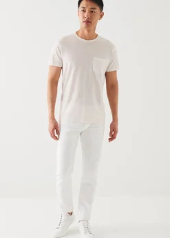 PATRICK ASSARAF Lightweight Pima Cotton Pocket T-Shirt|Men T-Shirts