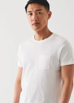PATRICK ASSARAF Lightweight Pima Cotton Pocket T-Shirt|Men T-Shirts