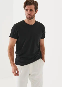 PATRICK ASSARAF Lightweight Pima Cotton Pocket T-Shirt|Men T-Shirts