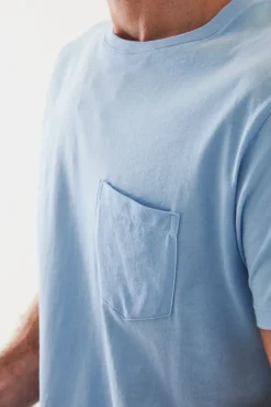 PATRICK ASSARAF Lightweight Pima Cotton Pocket T-Shirt|Men T-Shirts