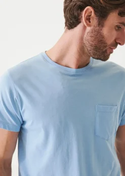 PATRICK ASSARAF Lightweight Pima Cotton Pocket T-Shirt|Men T-Shirts