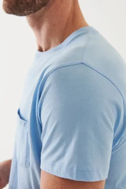 PATRICK ASSARAF Lightweight Pima Cotton Pocket T-Shirt|Men T-Shirts