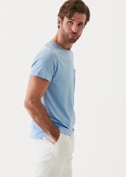 PATRICK ASSARAF Lightweight Pima Cotton Pocket T-Shirt|Men T-Shirts