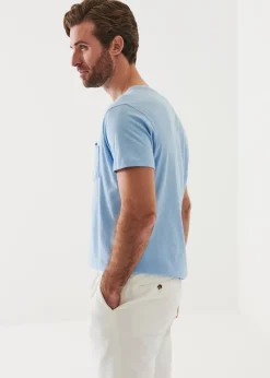 PATRICK ASSARAF Lightweight Pima Cotton Pocket T-Shirt|Men T-Shirts