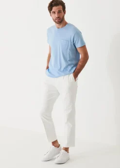 PATRICK ASSARAF Lightweight Pima Cotton Pocket T-Shirt|Men T-Shirts