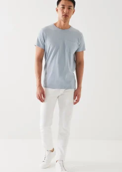 PATRICK ASSARAF Lightweight Pima Cotton Pocket T-Shirt|Men T-Shirts