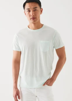 PATRICK ASSARAF Lightweight Pima Cotton Pocket T-Shirt|Men T-Shirts
