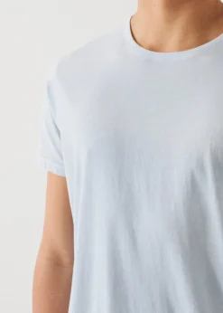 PATRICK ASSARAF Lightweight Pima Cotton Spray Wash T-Shirt|Men T-Shirts