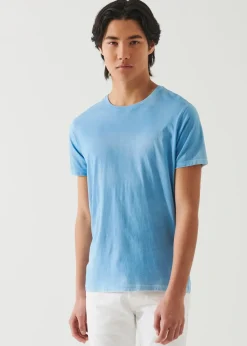 PATRICK ASSARAF Lightweight Pima Cotton Spray Wash T-Shirt|Men T-Shirts