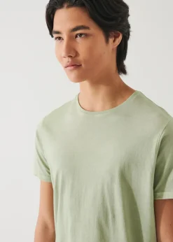 PATRICK ASSARAF Lightweight Pima Cotton Spray Wash T-Shirt|Men T-Shirts