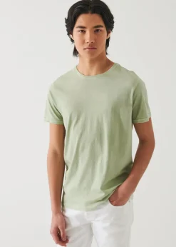 PATRICK ASSARAF Lightweight Pima Cotton Spray Wash T-Shirt|Men T-Shirts