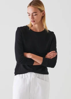 PATRICK ASSARAF Lightweight Pima Cotton T-Shirt|Women T-Shirts