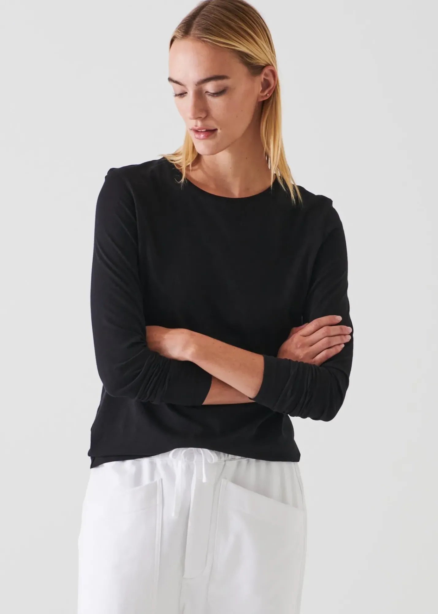 PATRICK ASSARAF Lightweight Pima Cotton T-Shirt|Women T-Shirts