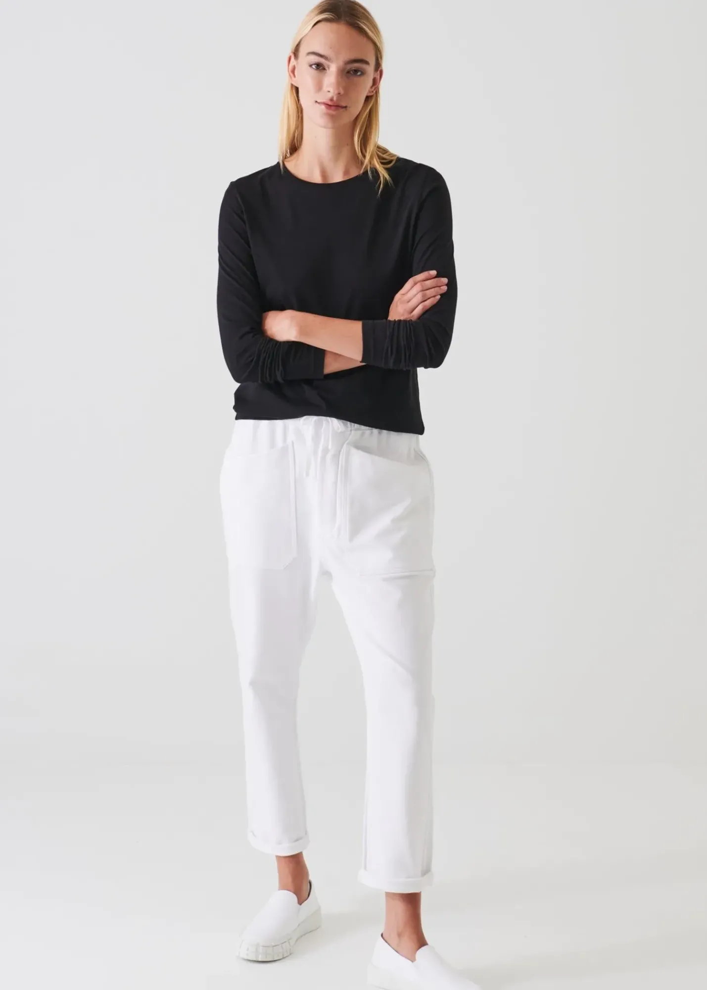 PATRICK ASSARAF Lightweight Pima Cotton T-Shirt|Women T-Shirts