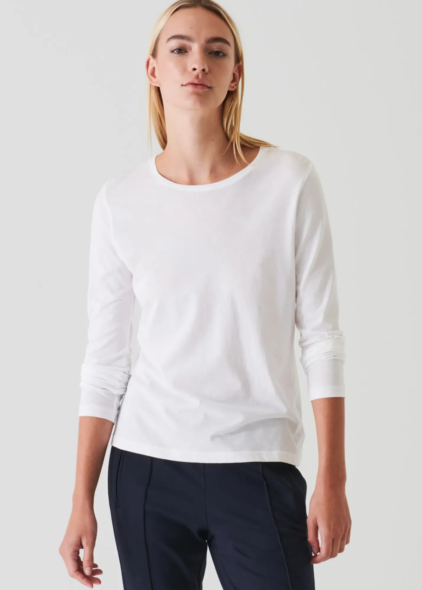 PATRICK ASSARAF Lightweight Pima Cotton T-Shirt|Women T-Shirts