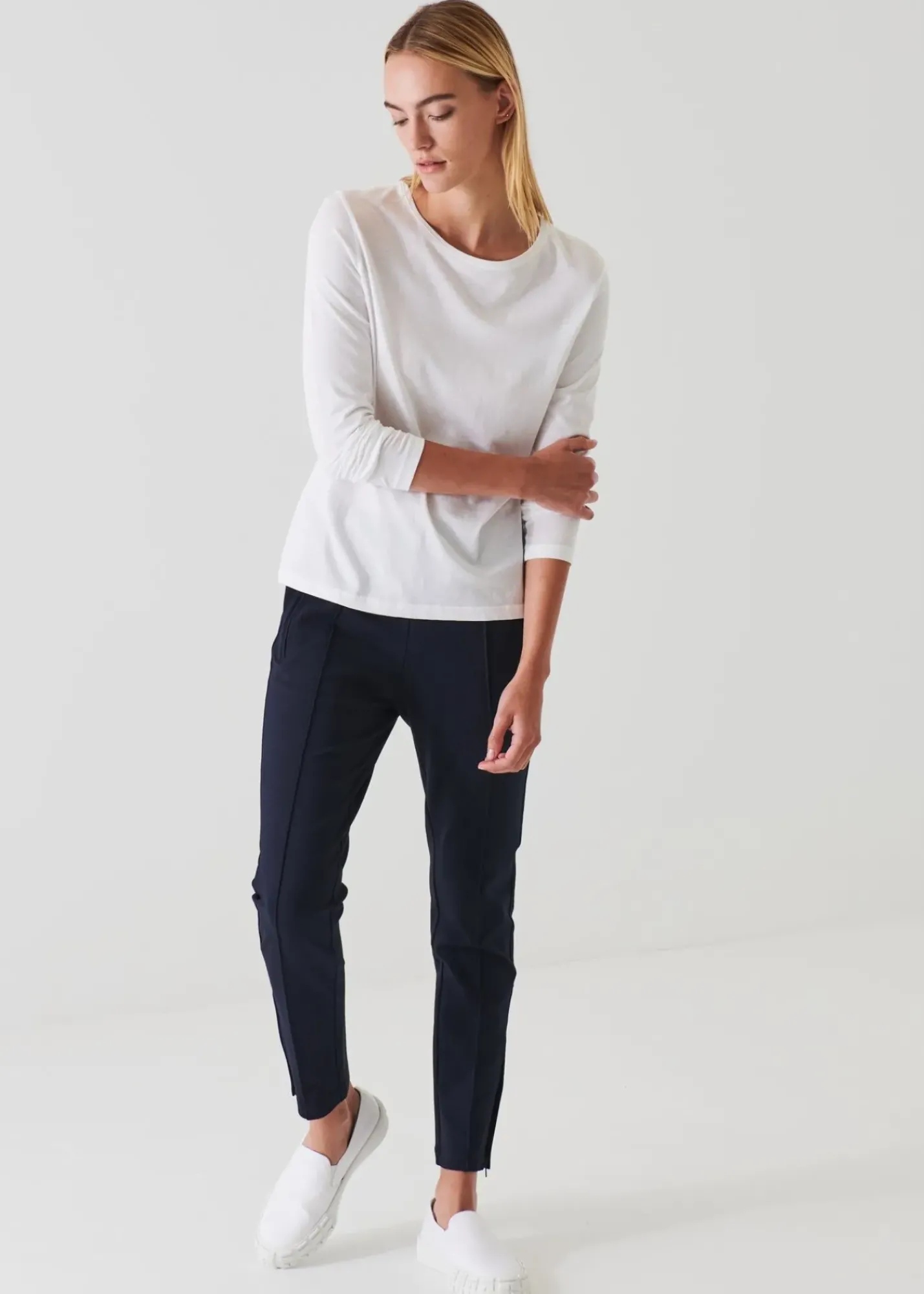 PATRICK ASSARAF Lightweight Pima Cotton T-Shirt|Women T-Shirts