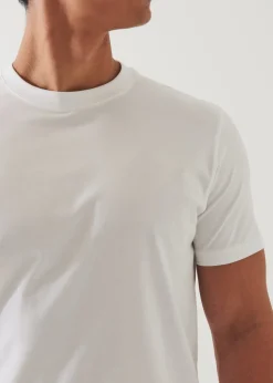 PATRICK ASSARAF Mercerized Pima Cotton High Neck T-Shirt|Men T-Shirts