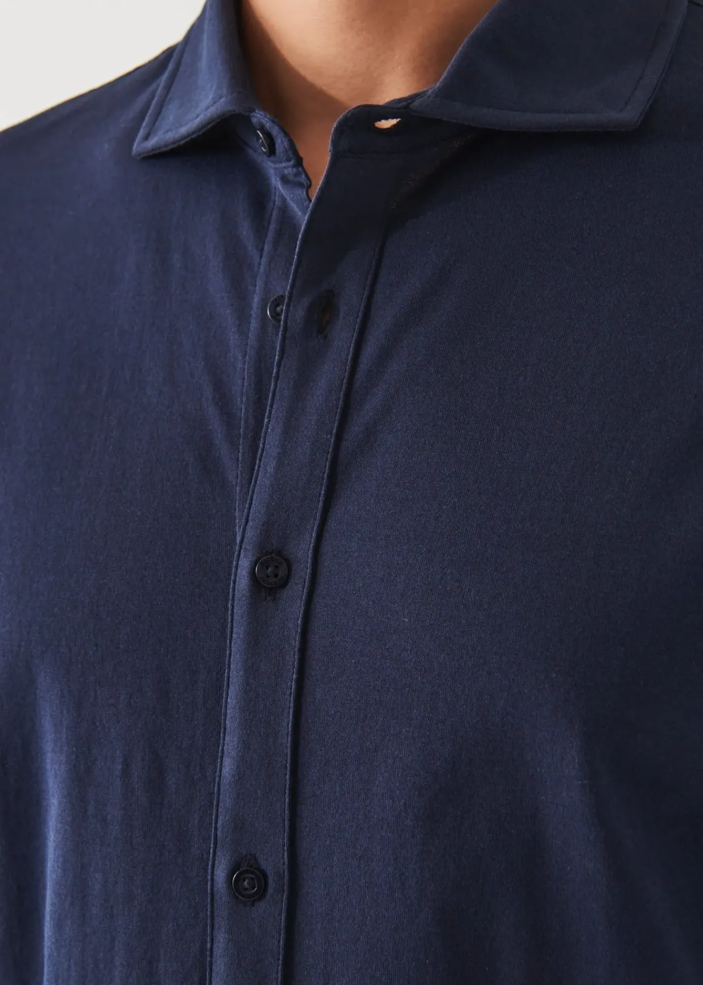PATRICK ASSARAF Mercerized Pima Cotton Long Sleeve Button Front Shirt|Men Shirts