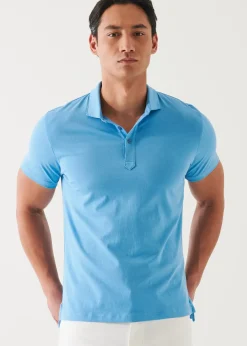 PATRICK ASSARAF Mercerized Pima Cotton Polo|Men Polos