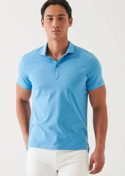 PATRICK ASSARAF Mercerized Pima Cotton Polo|Men Polos
