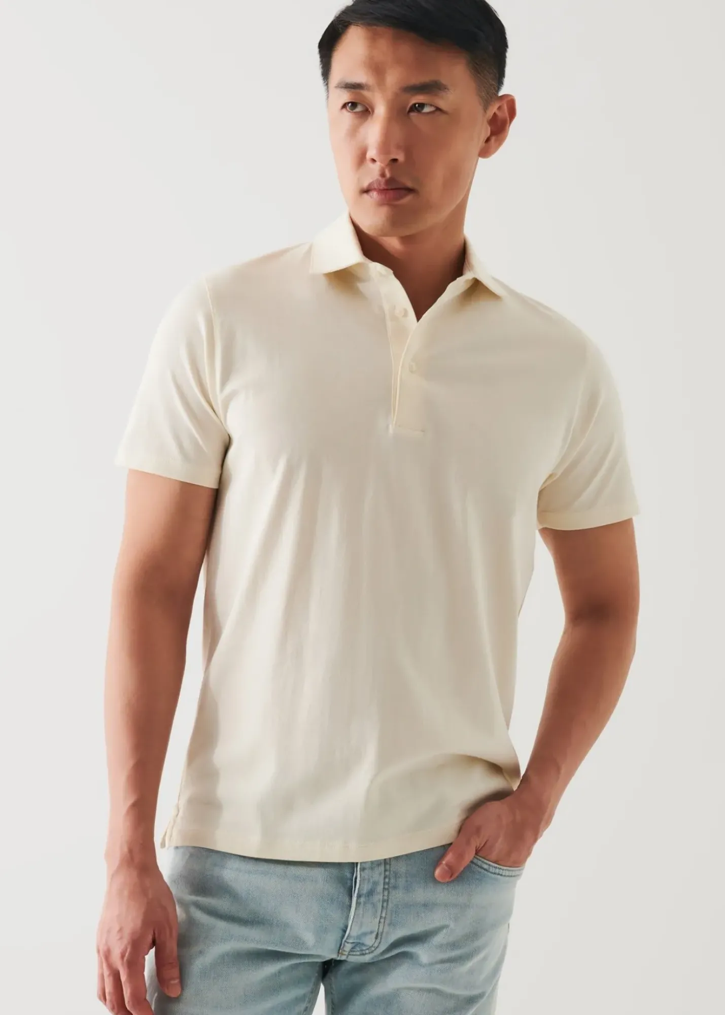 PATRICK ASSARAF Mercerized Pima Cotton Polo|Men Polos