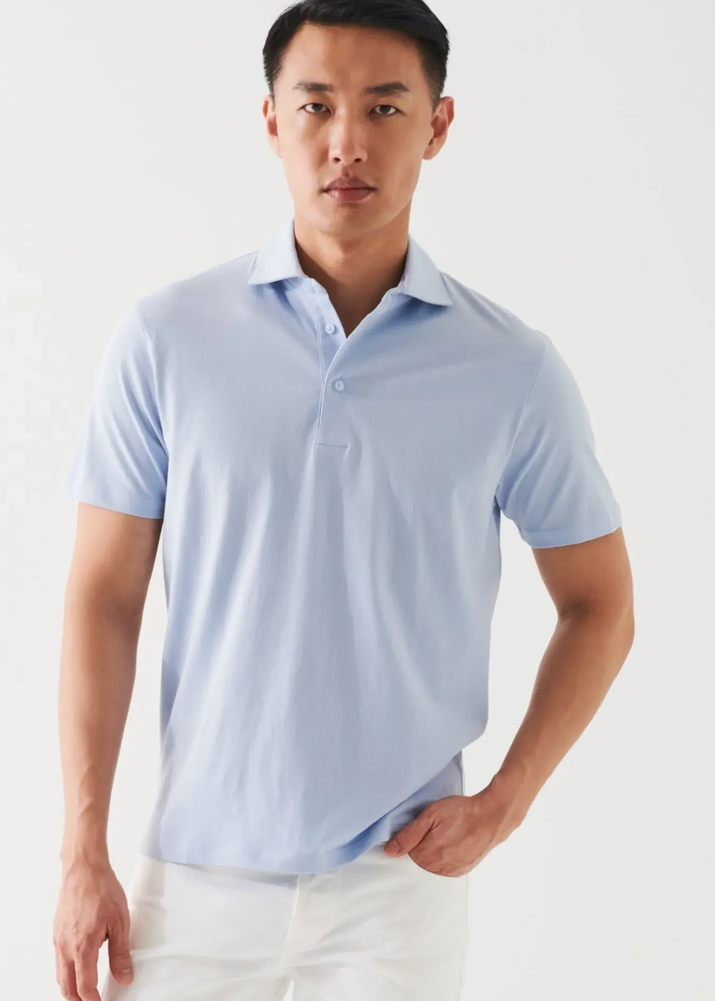 PATRICK ASSARAF Mercerized Pima Cotton Polo|Men Polos