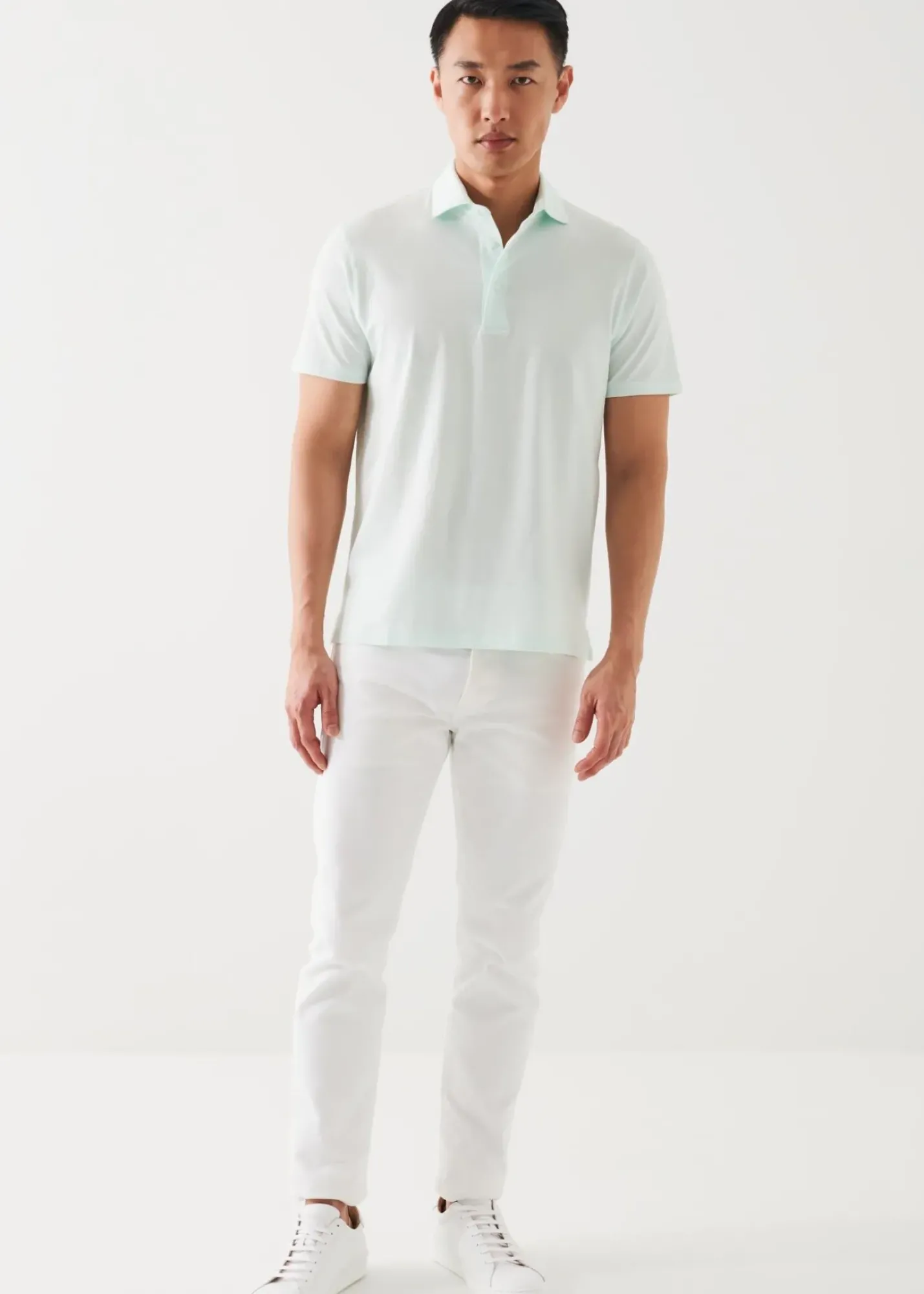 PATRICK ASSARAF Mercerized Pima Cotton Polo|Men Polos