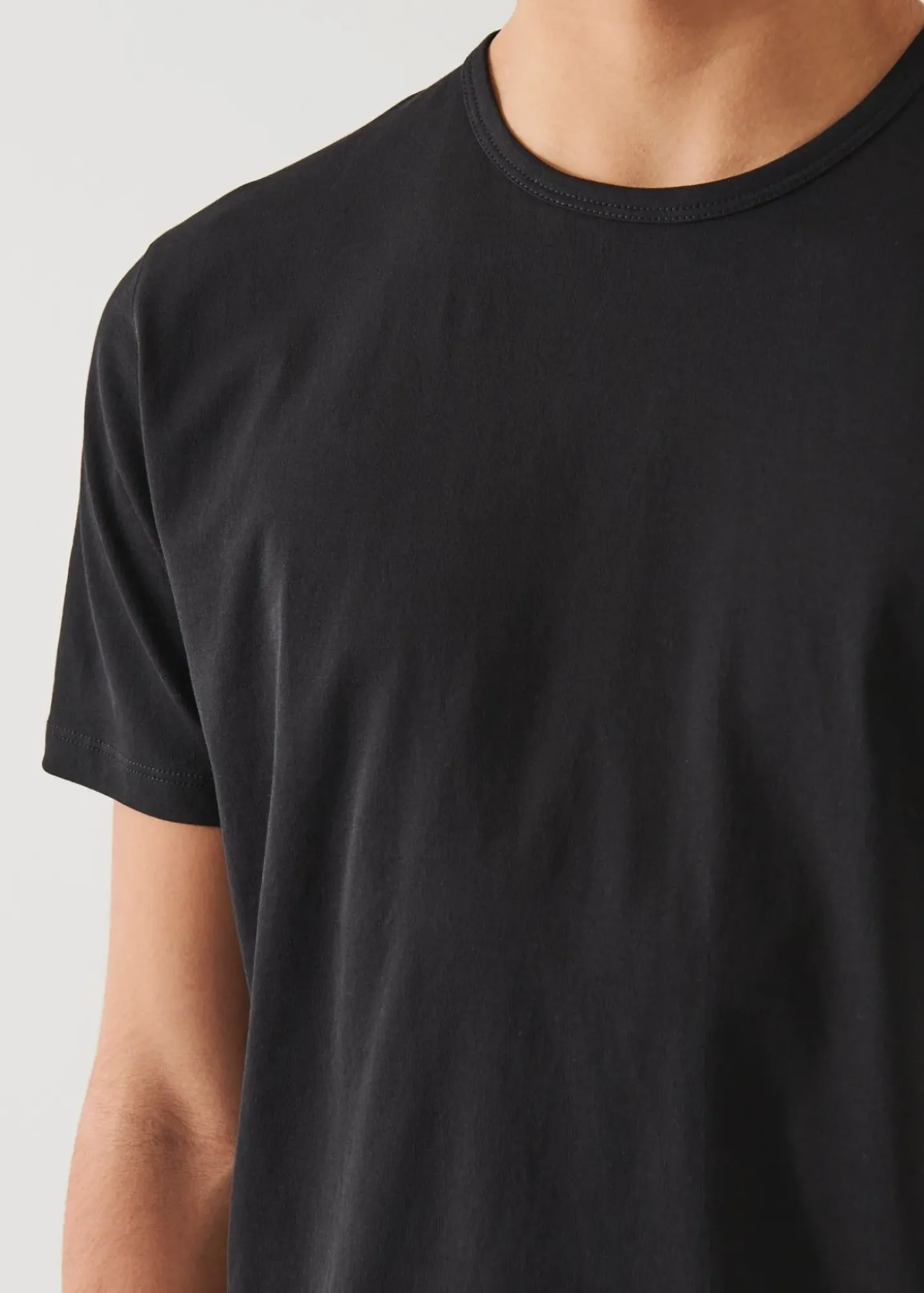 PATRICK ASSARAF Mercerized Pima Cotton T-Shirt|Men T-Shirts