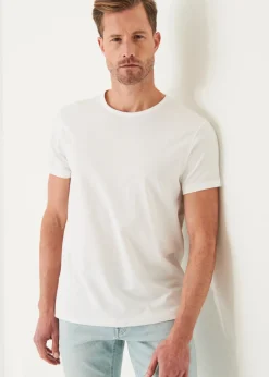 PATRICK ASSARAF Mercerized Pima Cotton T-Shirt|Men T-Shirts