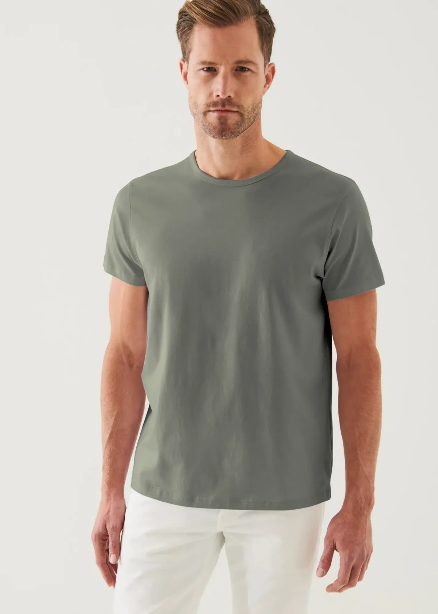 PATRICK ASSARAF Mercerized Pima Cotton T-Shirt|Men T-Shirts