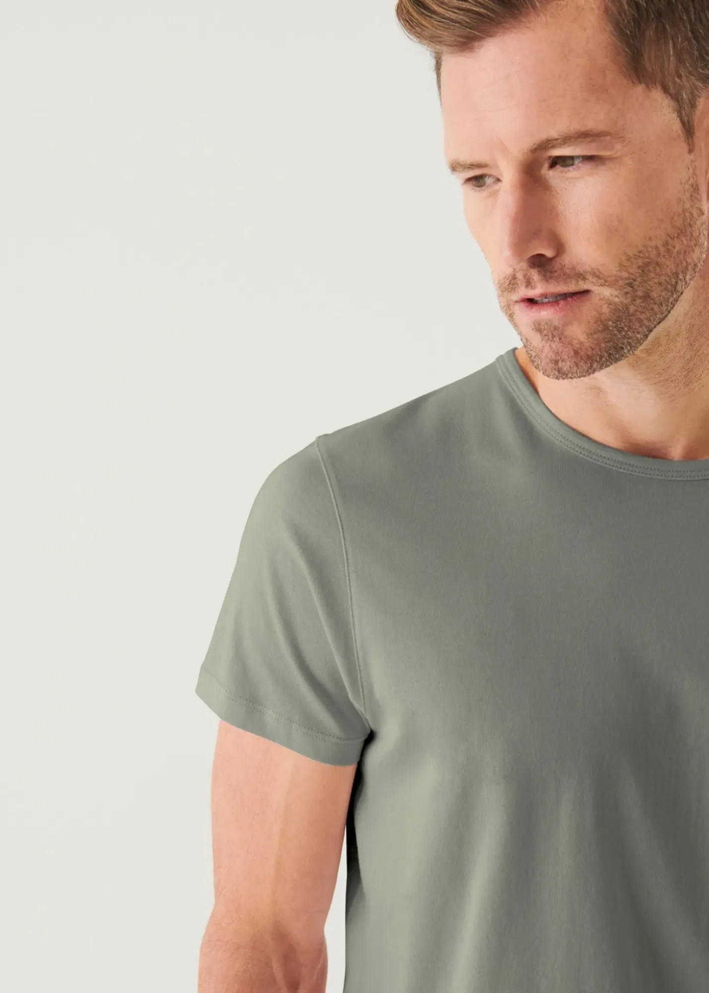 PATRICK ASSARAF Mercerized Pima Cotton T-Shirt|Men T-Shirts