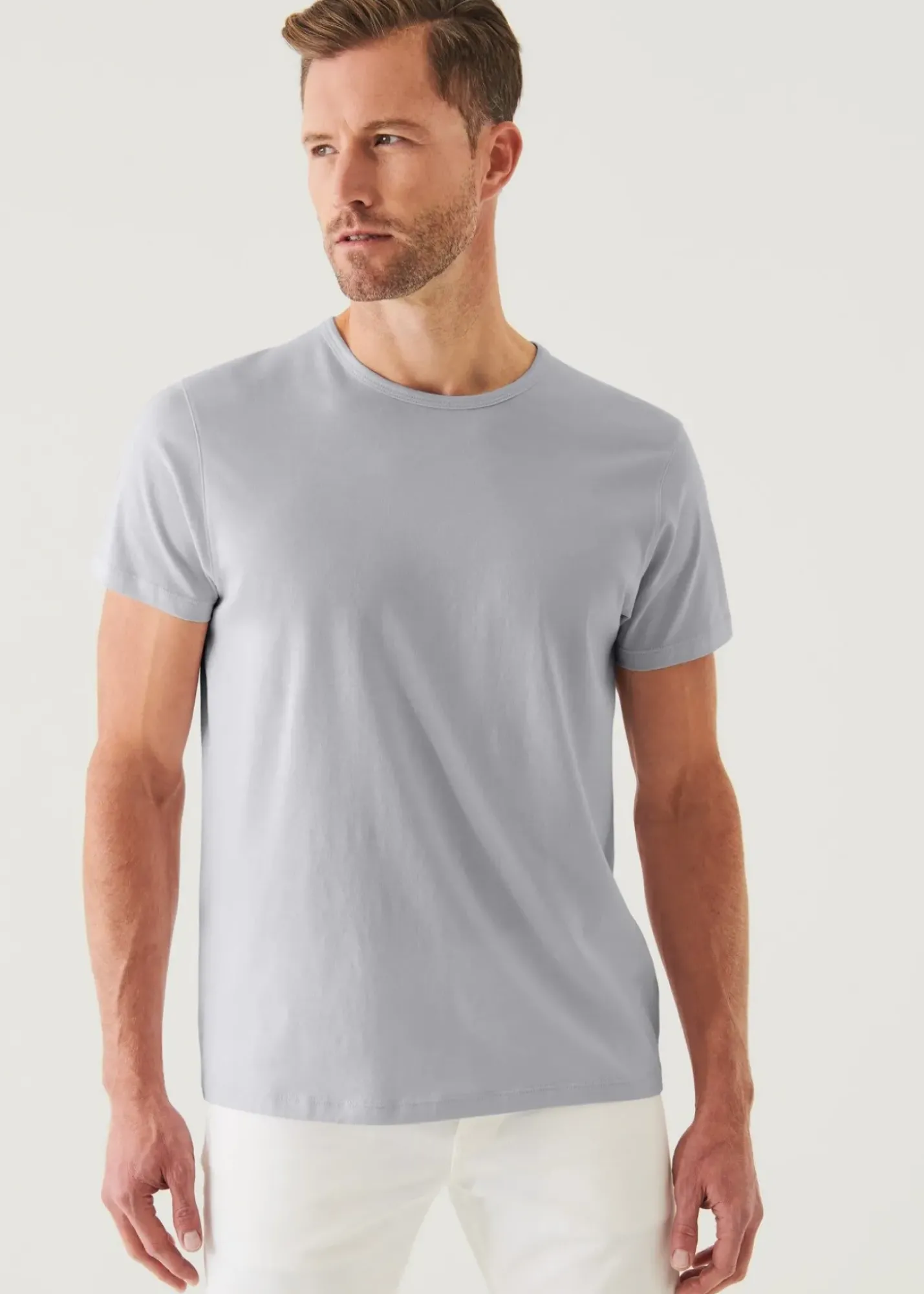 PATRICK ASSARAF Mercerized Pima Cotton T-Shirt|Men T-Shirts