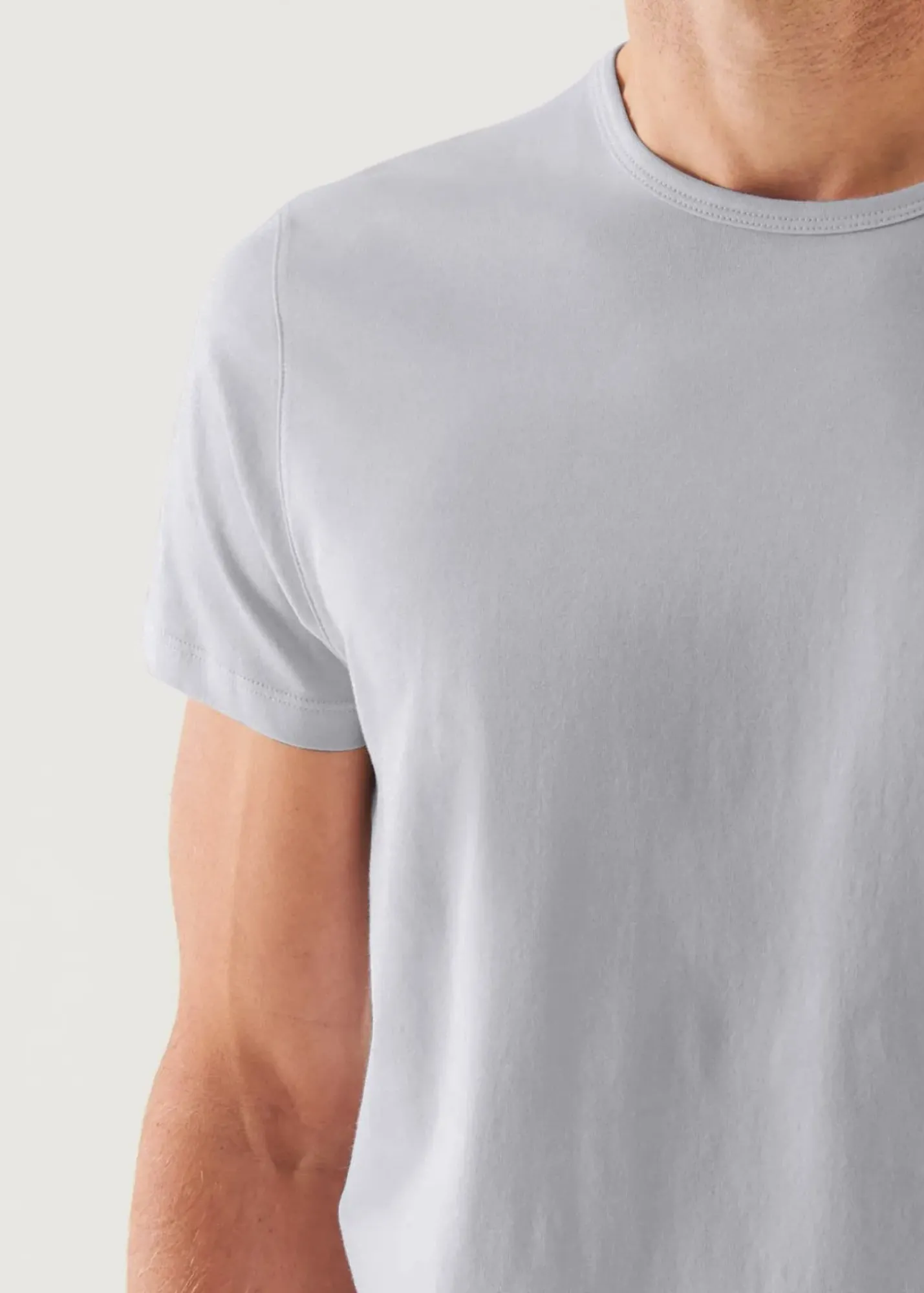 PATRICK ASSARAF Mercerized Pima Cotton T-Shirt|Men T-Shirts