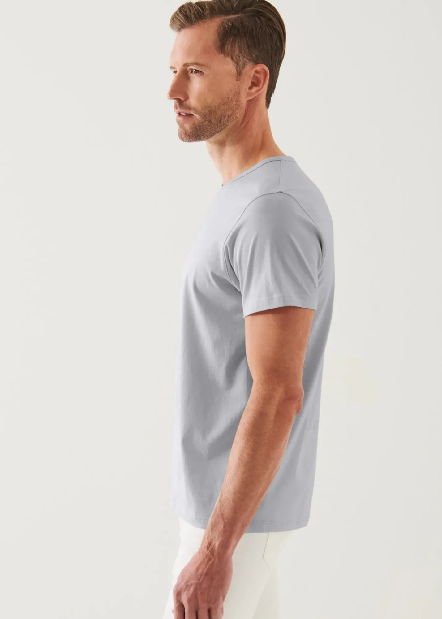 PATRICK ASSARAF Mercerized Pima Cotton T-Shirt|Men T-Shirts