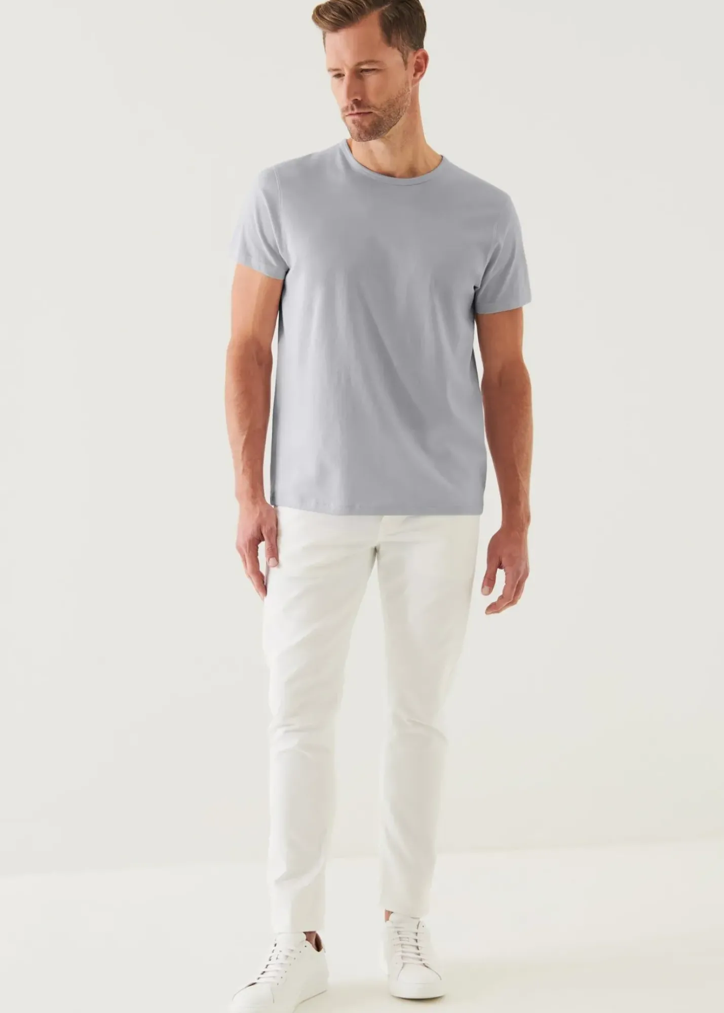 PATRICK ASSARAF Mercerized Pima Cotton T-Shirt|Men T-Shirts