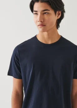 PATRICK ASSARAF Mercerized Pima Cotton T-Shirt|Men T-Shirts