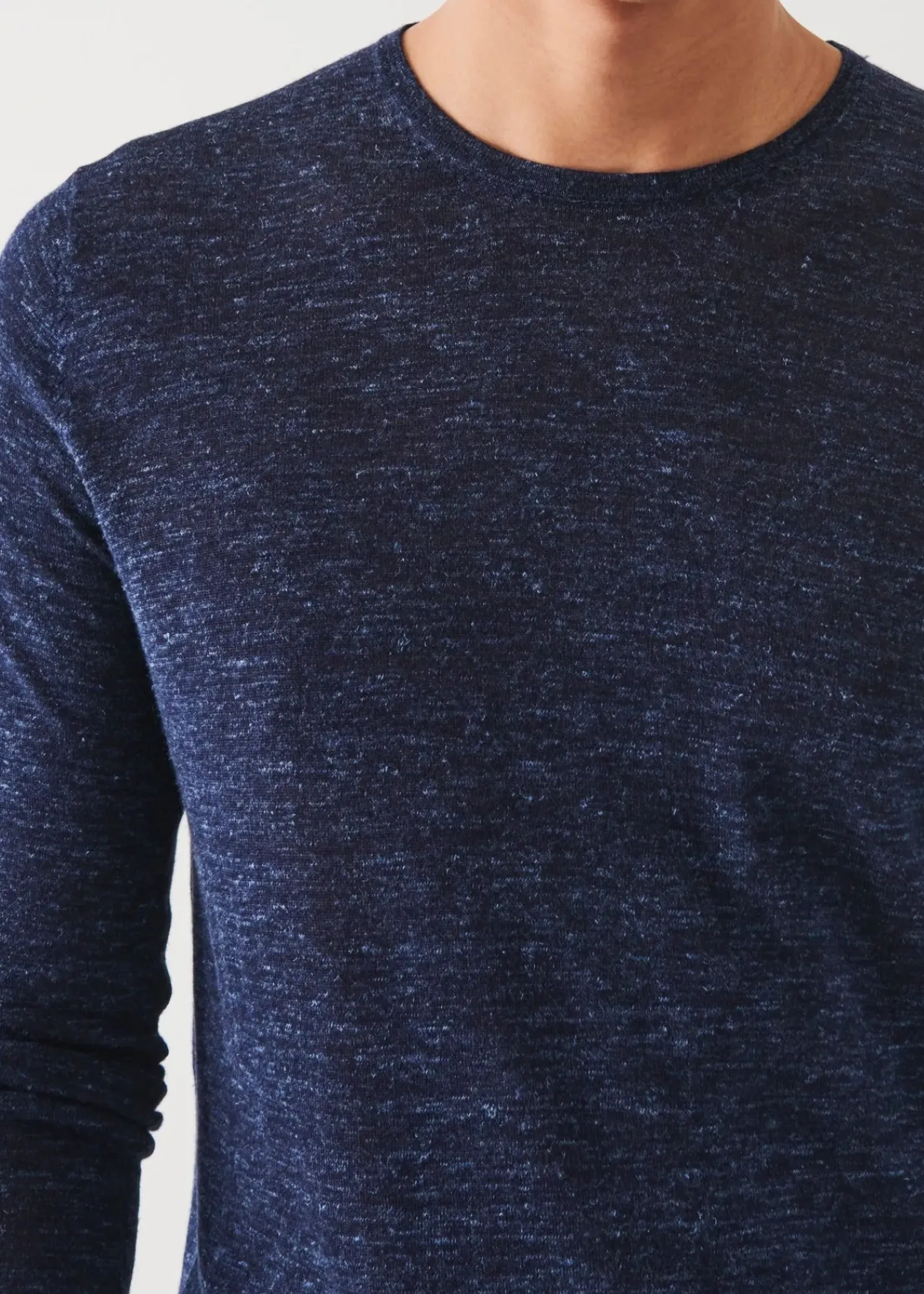 PATRICK ASSARAF Merino Blend Crewneck Sweater|Men Knitwear
