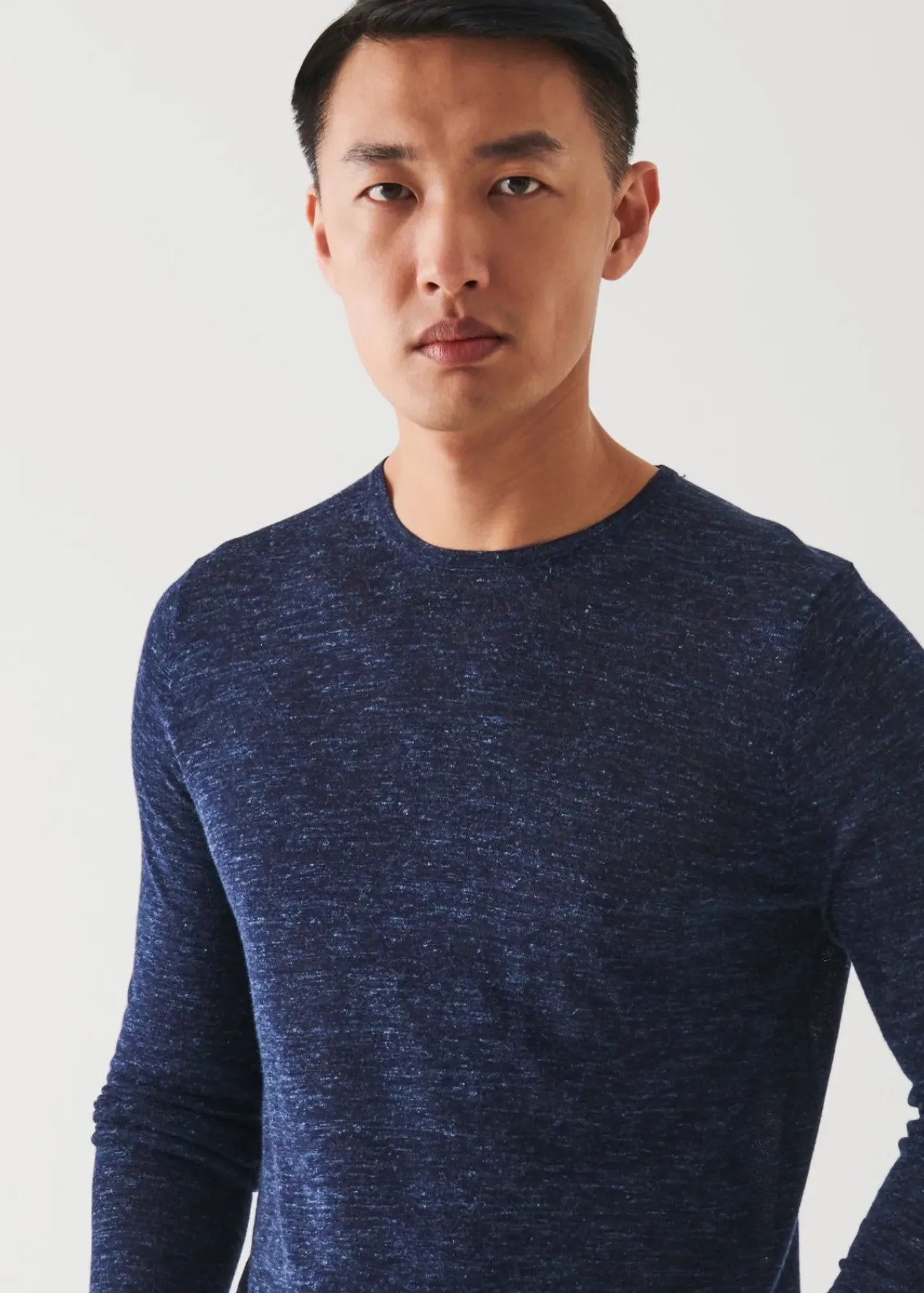 PATRICK ASSARAF Merino Blend Crewneck Sweater|Men Knitwear