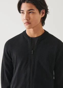 PATRICK ASSARAF Merino Full Zip Sweater|Men Knitwear