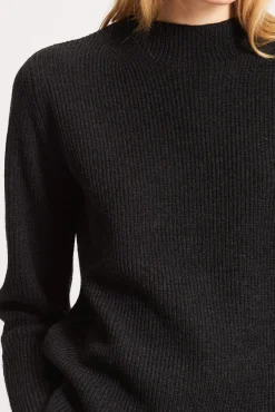 PATRICK ASSARAF Merino Mock Neck Sweater|Women Knitwear