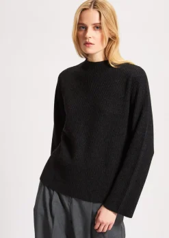 PATRICK ASSARAF Merino Mock Neck Sweater|Women Knitwear